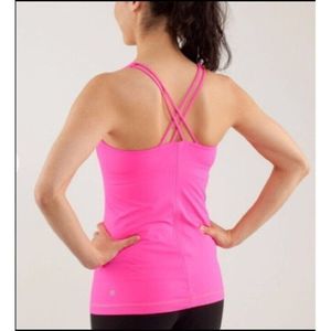 lululemon athletica Pink Strappy Tank Top